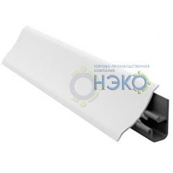 Плинтус Thermoplast АР 120 10 белый,3м  (323/301) (301)