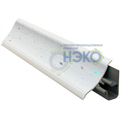 Плинтус Thermoplast АР 120 55 ледяная искра бел., 3м (1303) (1105)