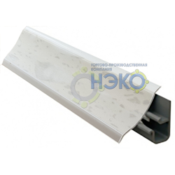 Плинтус Thermoplast АР 120 228 белые камешки, 3м (1233) (308)
