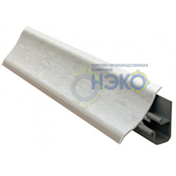 Плинтус Thermoplast АР 120 400 бриллиант белый, 3м (1296) (153)