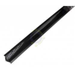 Плинтус Thermoplast АР 494 черный (202) mini вогнутый 3м