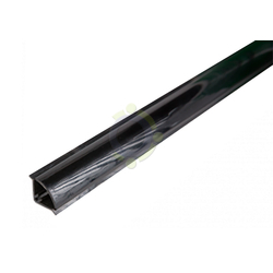 Плинтус Thermoplast АР 495 черный (202) mini выпуклый 3м