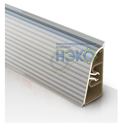 Плинтус Thermoplast АР 740 142 алюминиевая рябь (1219) (820)
