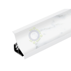Плинтус Thermoplast АР 120 327 гранит белый (1256) (301)