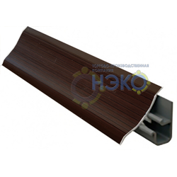 Плинтус Thermoplast АР 120 135 дуглас темный, 3м (1241) (709)