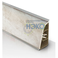 Плинтус Thermoplast АР 850 182/2437 королевский опал светлый /мрамор бланко (1232/44-182)(1230/1234)