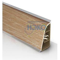 Плинтус Thermoplast АР 850 146/100 вяз /дуб бунратти (1349) (1225)