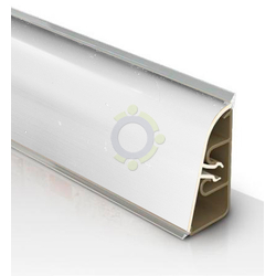 Плинтус Thermoplast АР 850 серебро глянец (820/44-032) (820)