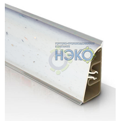 Плинтус Thermoplast АР 850 055 ледяная искра бел (1303) (1213)