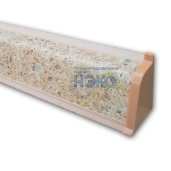 Плинтус Rehau 422/ F3313 артстоун/ янтарный Камень 4м/4,2м