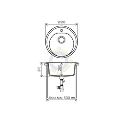 Мойка Polygran F-08 Замена на Atol- 520