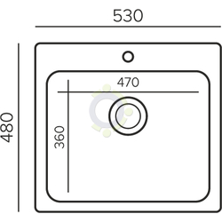 Мойка для кухни Quartz Bond - 530