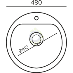 Кухонная мойка Quartz Bond - 480