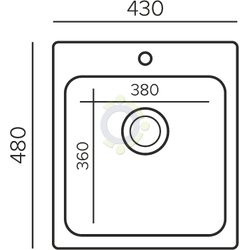 Кухонная мойка Quartz Bond - 430