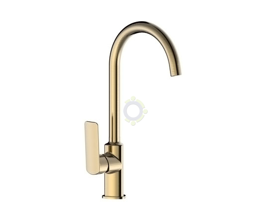 Смеситель Golden Fox Manchester 11930 д/кухни c высоким изливом латунь бронза