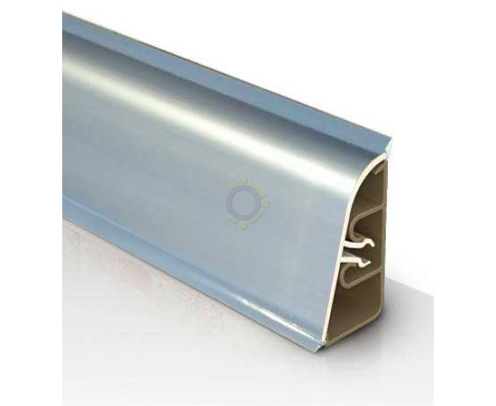 Плинтус Thermoplast АР 850 серебро глянец (44-032/820) (820)