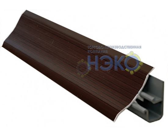Плинтус Thermoplast АР 120 135 дуглас темный, 3м (1241) (709)