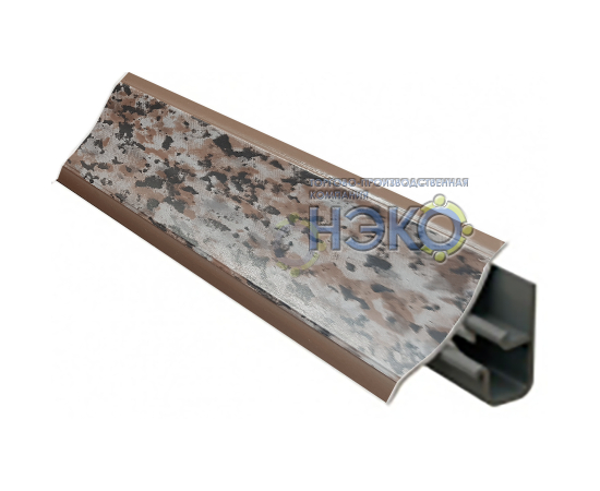 Плинтус Thermoplast АР 120 36 гранит пестрый, 3м (1214) (1513)