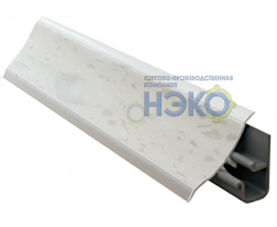 Плинтус Thermoplast АР 120 228 белые камешки, 3м (1233) (308)