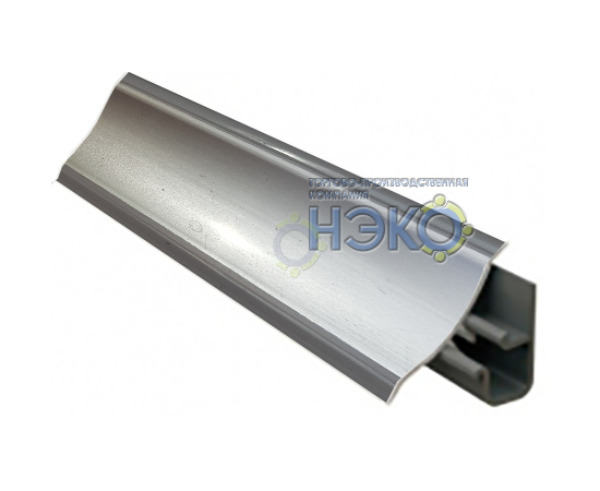 Плинтус Thermoplast АР 120 алюминий глянец, 3м (820) (820)