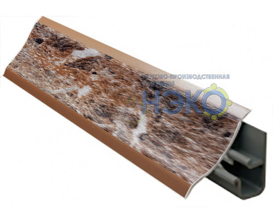 Плинтус Thermoplast АР 120 184 шоколадный опал, 3м (1317) (596)