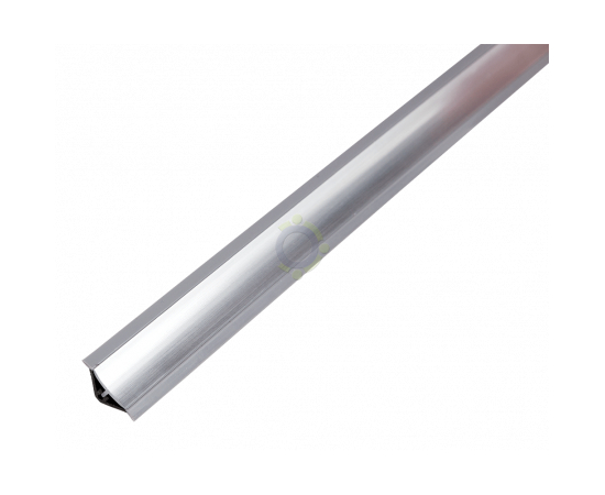 Плинтус Thermoplast АР 494 серебристый (203) mini вогнутый 3м