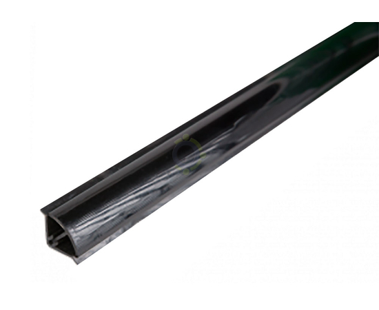 Плинтус Thermoplast АР 495 черный (202) mini выпуклый 3м