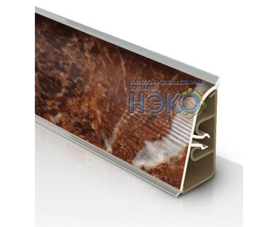Плинтус Thermoplast АР 740 185 гранатовый опал (1324) (1243)