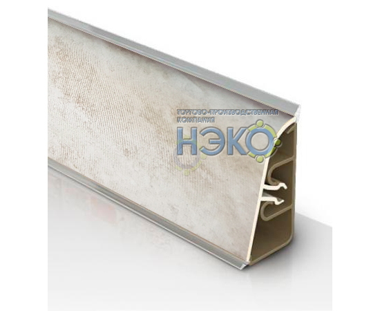 Плинтус Thermoplast АР 850 182/2437 королевский опал светлый /мрамор бланко (1232/44-182) (1230)