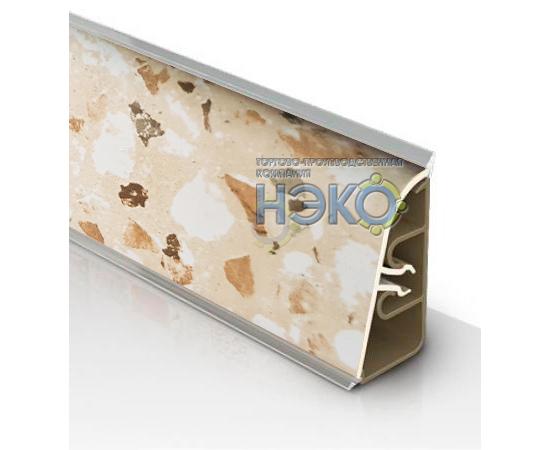 Плинтус Thermoplast АР 740 164 пестрый камень (1216) (1237)
