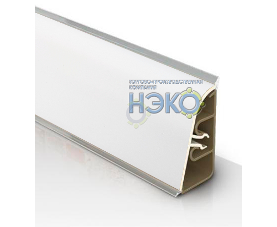 Плинтус Thermoplast АР 850 010 белый (1110/323) (1110)