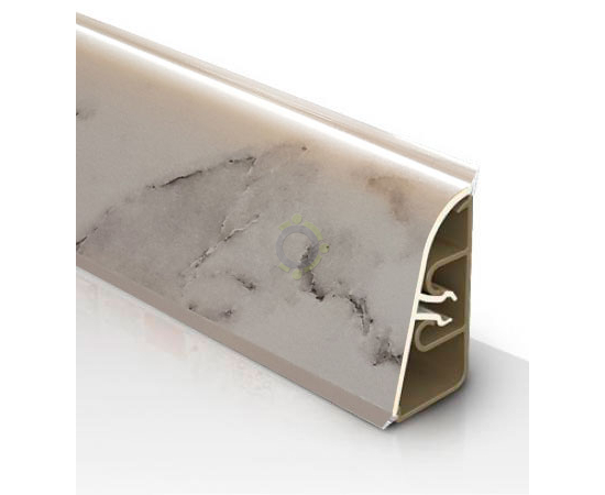 Плинтус Thermoplast АР 850 060 мрамор итальянский (1384) (1240)