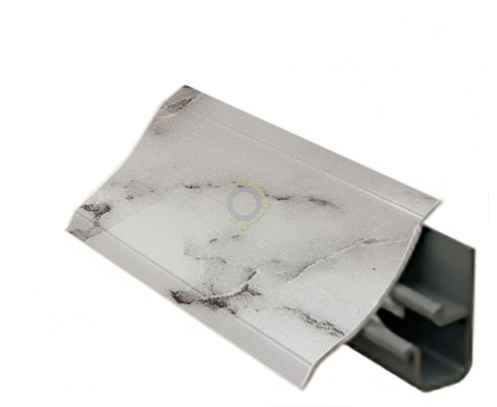 Плинтус Thermoplast АР 120 60 мрамор итальянский, 3м (1384) (153)