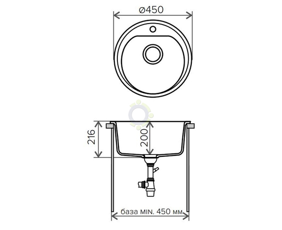 Мойка Polygran F-05 Замена на Atol- 460