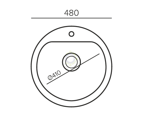 Кухонная мойка Quartz Bond - 480