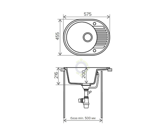 Мойка Tolero R-122 Выведена