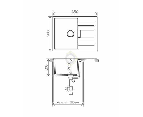 Мойка Tolero Loft TL650