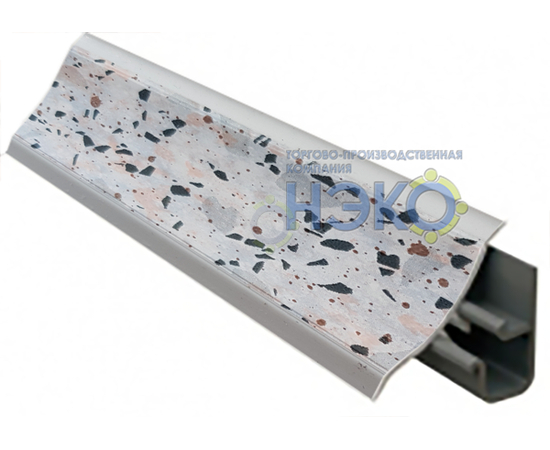 Плинтус Thermoplast АР 120 157 берилл голубой, 3м (1240) (153)