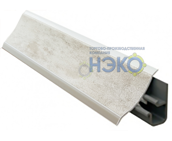 Плинтус Thermoplast АР 120 182/2437 кор.опал светл/ мрамор бланко 3м (1232/33-182) (308)