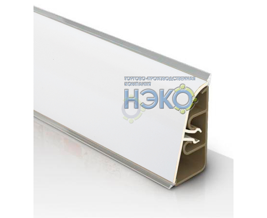 Плинтус Thermoplast АР 850 010 белый глянец (1105/44-062) (1110)