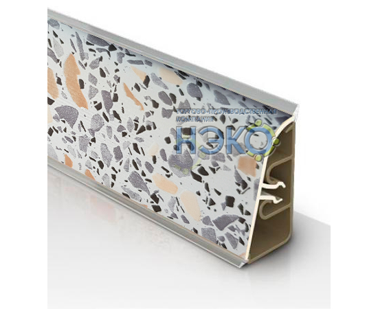 Плинтус Thermoplast АР 850 019 гранитная крошка (1218) (1240)