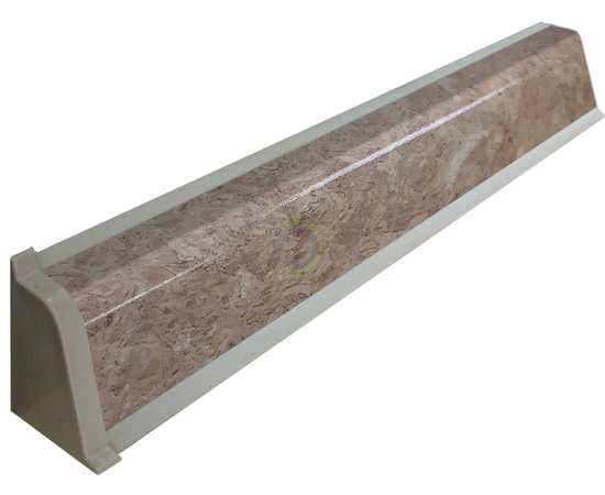 Плинтус Rehau 68005 (6256) Дымчатый Мрамор (серый)