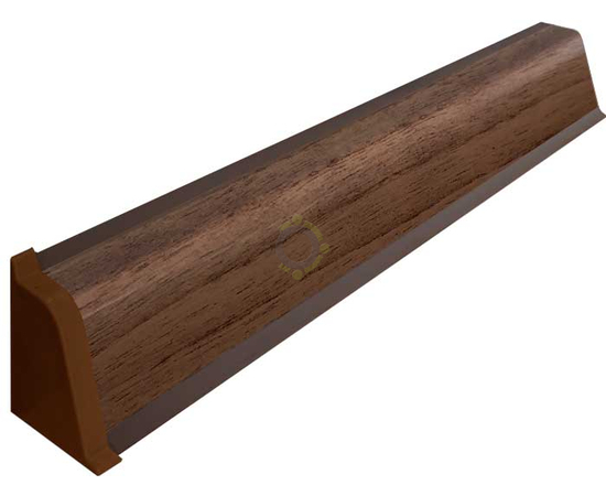 Плинтус Rehau 50057 (3245) Рокпайл (темно коричневый)